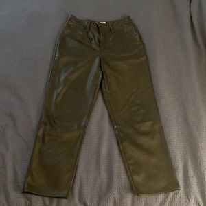Madewell faux leather pants